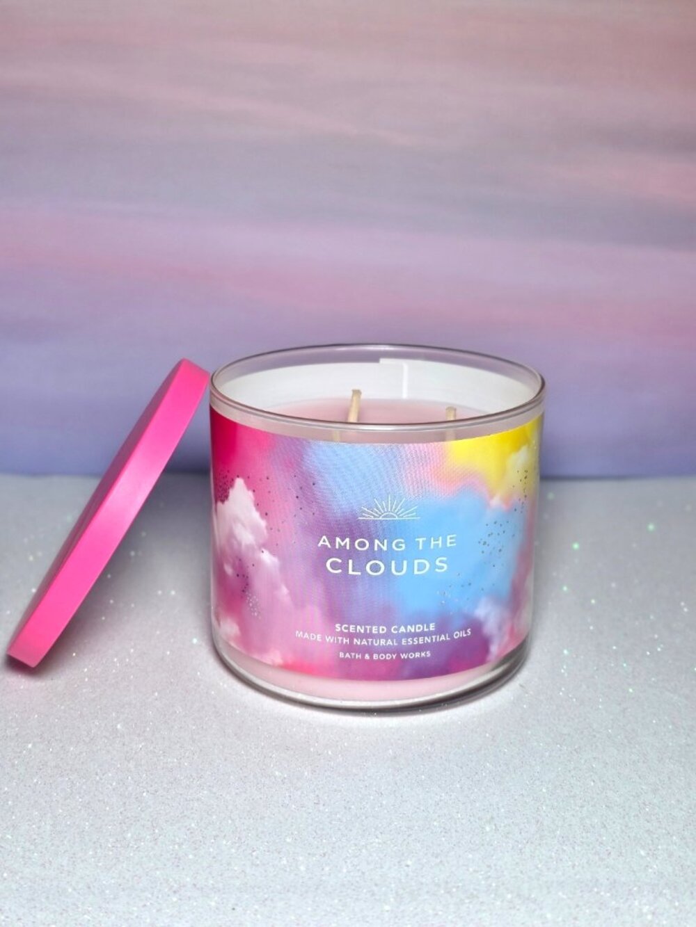 Bath & Body Works Among The Clouds 3 Wick Candle